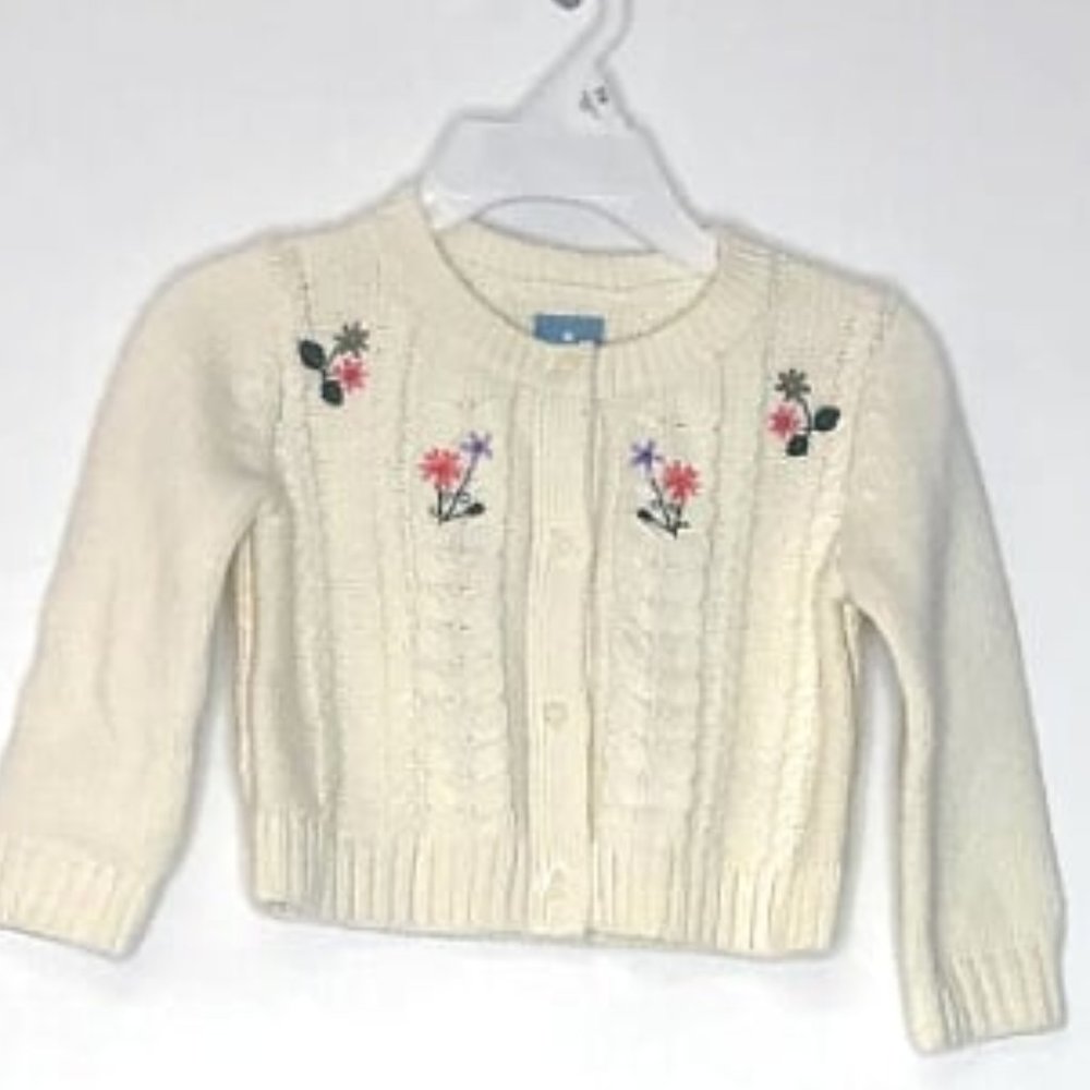 Baby Gap Cream Knitted Sweater 6-12m